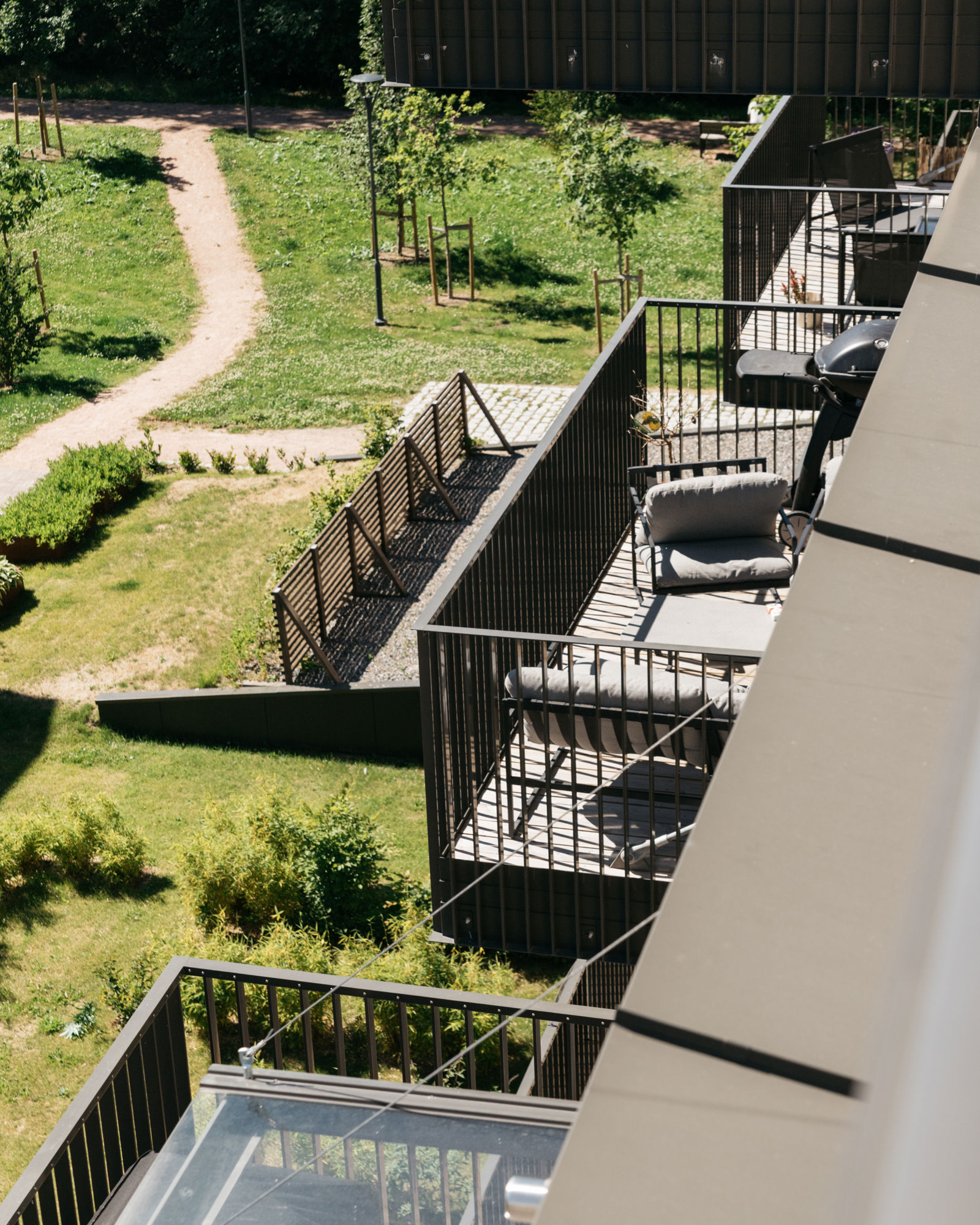 Detaljer på felles utearealer