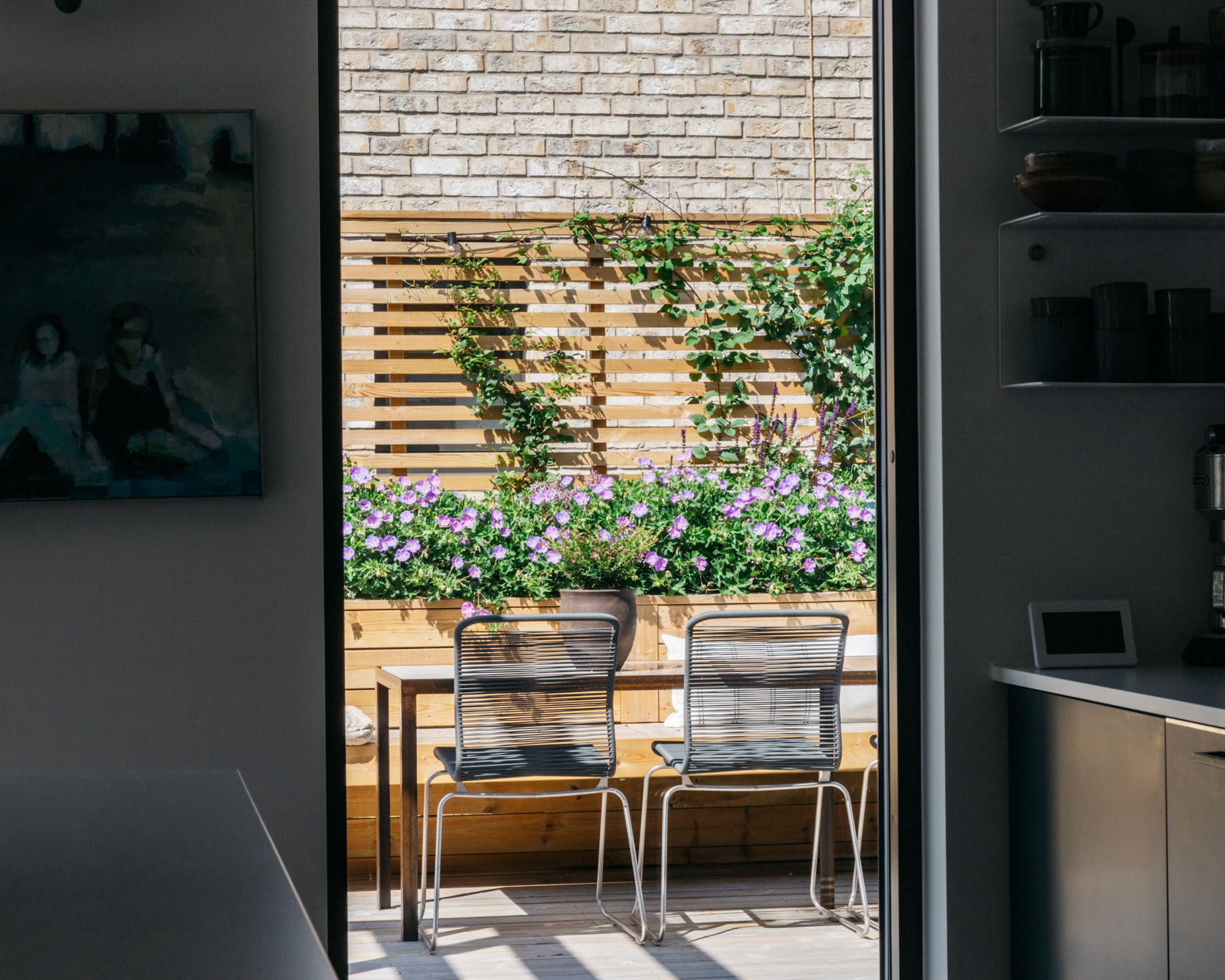 Utgang fra terrasse